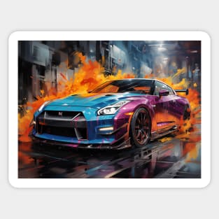 Super-cars-Upscale-GTR Sticker